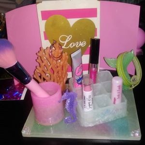 SOLD Mermaid Jewelry and Makup Organizer
